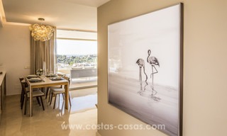 New modern apartments for sale in Benahavis - Marbella with golf and sea views. Key ready. 7374 