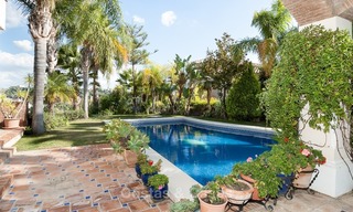 Elegant, south facing frontline golf villa for sale, located in Benahavis - Marbella with sea views 614 