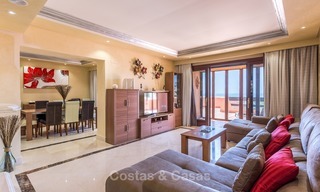 First line beach penthouse apartment for sale on the New Golden Mile between Marbella and Estepona 1004 