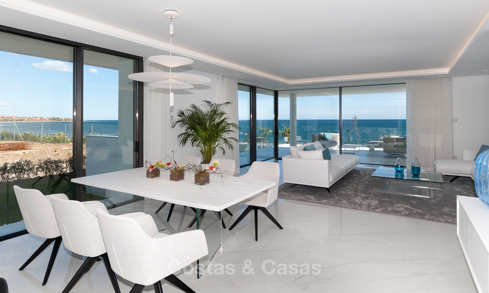 Exclusive New, Modern Front line beach Apartments for sale, Marbella - Estepona. Resales available. 3000