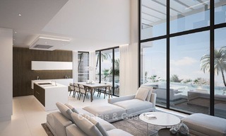 Two modern and contemporary new luxury villas with sea views for sale in Benahavis – Marbella 3855 