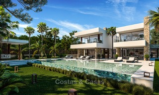 Majestic and luxurious contemporary villa for sale in an exclusive beachside urbanisation, Guadalmina Baja, Marbella. 4118 