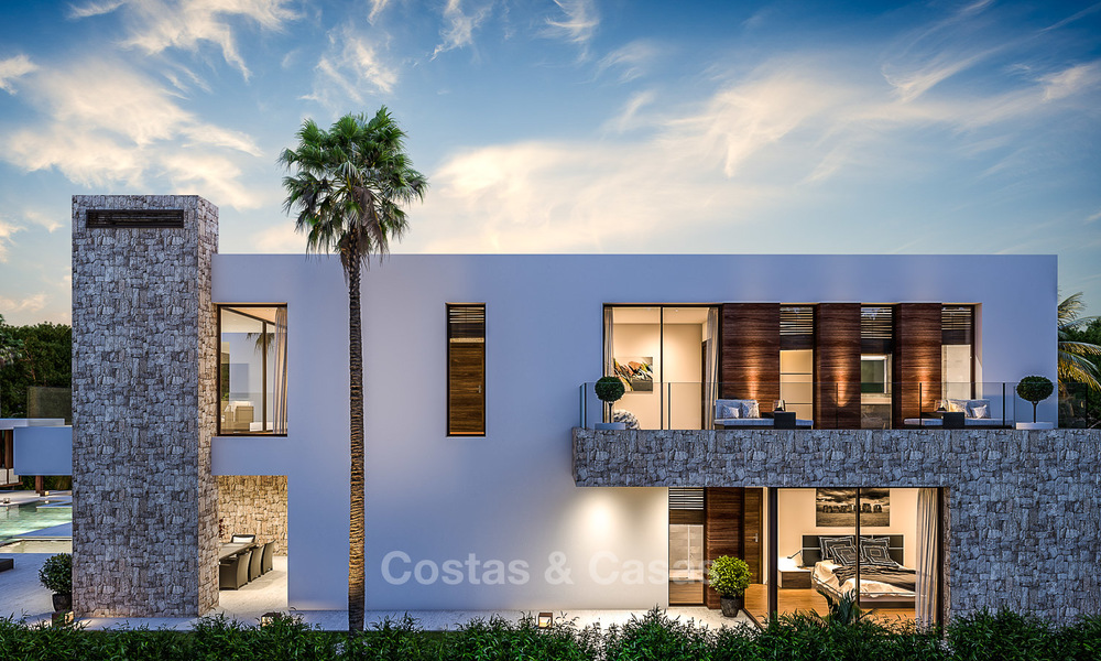 Majestic and luxurious contemporary villa for sale in an exclusive beachside urbanisation, Guadalmina Baja, Marbella. 4121