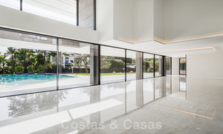 Brand new, beach side ultra-modern designer style villa for sale, Estepona East - Marbella. Ready to move in. 30748 
