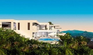 New modern-contemporary villas for sale, panoramic sea views, on the New Golden Mile between Marbella and Estepona 5108 