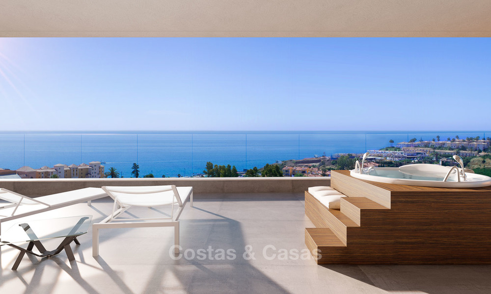 Sunny, modern luxury apartments for sale, with unobstructed sea views, Fuengirola, Costa del Sol 5838
