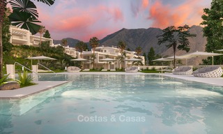 Luxury modern apartments for sale, in an exclusive complex with private lagoon, Casares, Costa del Sol 5916 