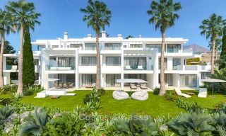 Luxury modern apartments for sale, in an exclusive complex with private lagoon, Casares, Costa del Sol 5918 