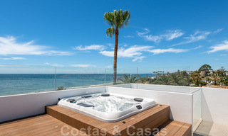 Unique ultra-modern beach front designer villa for sale, New Golden Mile, Marbella - Estepona. Ready to move in. 34262 