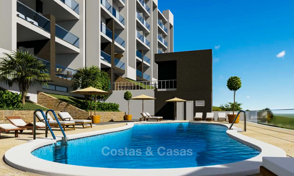 Attractive new apartments with sea and golf views for sale, walking distance to the beach, Manilva - Costa del Sol 7077