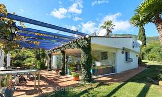 Unique country-house with stunning sea views on a large plot of land for sale, Estepona 7455 