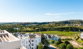 Spacious, bright and modern luxury penthouse for sale with golf and sea views in Marbella - Benahavis 7816 