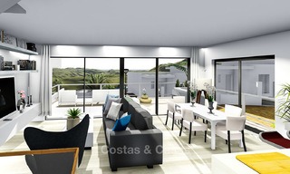 New contemporary and eco-friendly front line golf villas for sale, Mijas, Costa del Sol 8020 