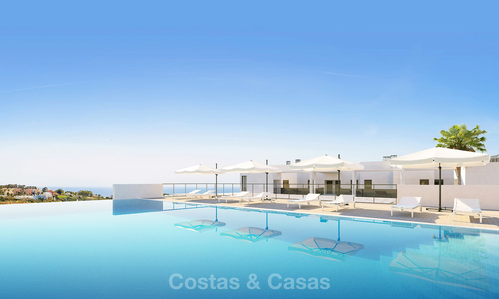 Chic new modern apartments with breath taking sea views for sale, Manilva, Costa del Sol 8139