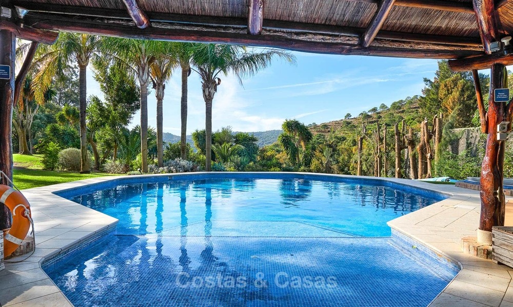 Spacious country-style villa in unique natural surroundings for sale, Casares, Costa del Sol 8131