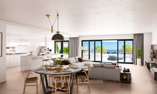 Brand new modern luxury apartments with sea views for sale, Estepona centre. 9197 