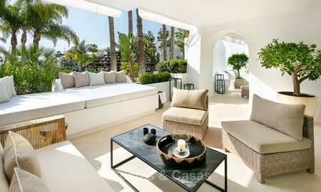 Sumptuous ground floor luxury apartment for sale, Puente Romano with sea view - Golden Mile, Marbella 9584
