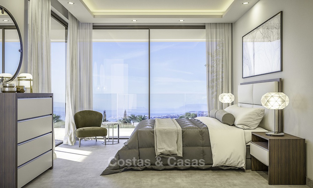 Stylish new modern luxury villas with sea views for sale, Manilva, Costa del Sol 12919