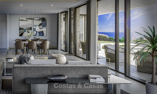 Gorgeous new modern-contemporary luxury villa with sea views for sale in a classy golf resort, Mijas, Costa del Sol 16354 
