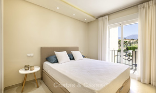 Spacious, fully renovated beachfront townhouse for sale in Estepona. Direct access to the beach and the beach promenade via the communal gardens. 15163 