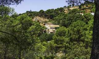 Cosy traditional-style villa with sea and mountain views for sale in El Madroñal, Benahavis - Marbella 16077 