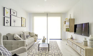 Attractive new modern apartments for sale, walking distance to beach and amenities, between Marbella and Estepona 17362 