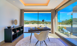 Magnificent uber-luxurious contemporary villa for sale, with amazing sea views and a frontline golf position in Benahavis - Marbella 36707 