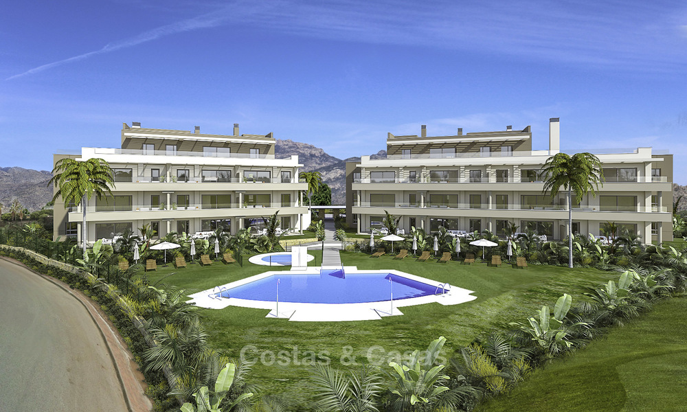 New modern apartments in a superb golf resort for sale, amazing views included! Mijas, Costa del Sol 18092
