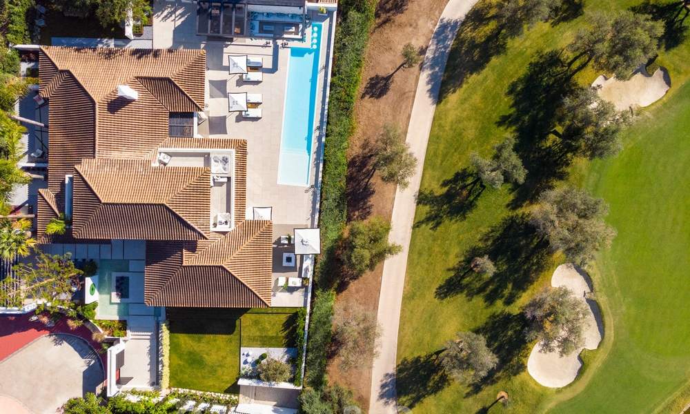Exquisite modern-mediterranean luxury villa for sale, frontline golf in Nueva Andalucia, Marbella 21515