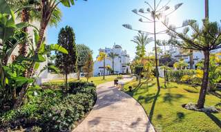 Recently renovated bright apartment for sale in a gorgeous beachfront complex, walking distance to the beach, amenities and San Pedro, Marbella 21971 