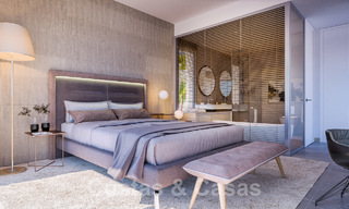 Modern luxury houses for sale in a gated complex, close to the golf course and the centre of San Pedro in Marbella 23626 