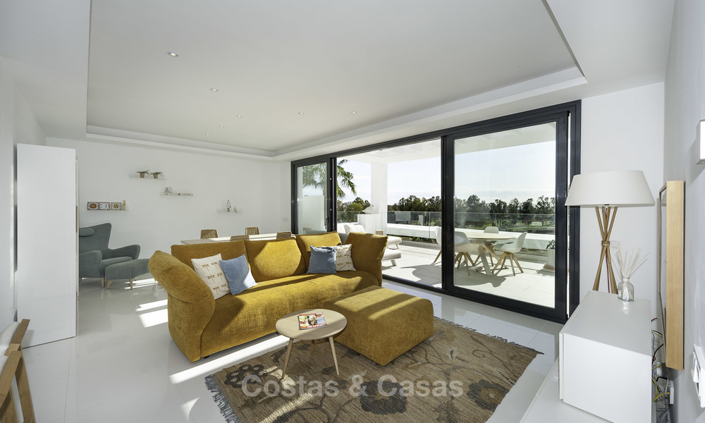 For sale in Atalaya Hills: Modern style apartments with golf and sea views in Benahavis - Marbella 24255