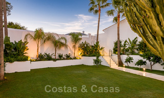 For sale, move-in ready, fully renovated beachfront villa with sea view in Estepona West 28872 