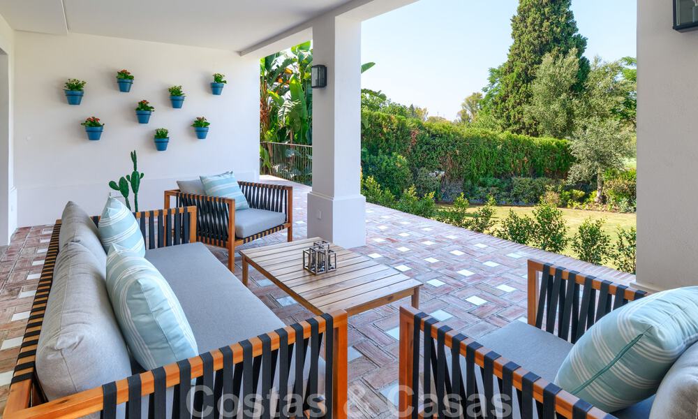 For sale, frontline golf villa, tastefully renovated in sought after, quiet neighbourhood in Guadalmina - Marbella 29240
