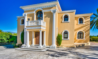 Stately classic Mediterranean style country villa for sale on the New Golden Mile near the beach and Estepona Centre 31437 