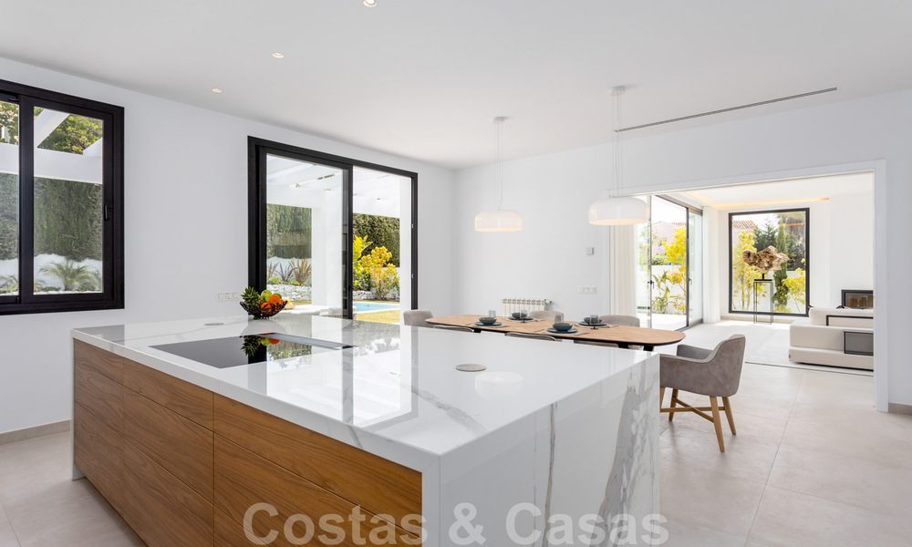 New contemporary Mediterranean style beachside villa for sale, Guadalmina Baja, Marbella 33695