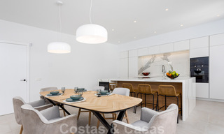 New contemporary Mediterranean style beachside villa for sale, Guadalmina Baja, Marbella 33698 