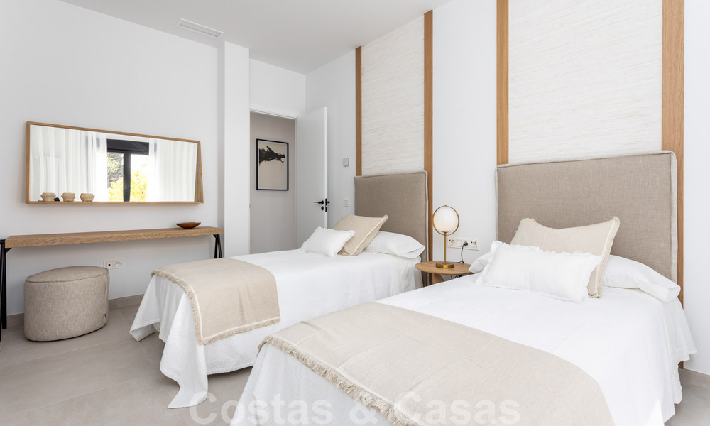 New contemporary Mediterranean style beachside villa for sale, Guadalmina Baja, Marbella 33706