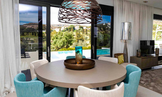 Ready to move into, modern luxury villa for sale, frontline golf in Benahavis - Marbella 37660 