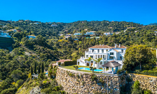 Majestic, contemporary, Mediterranean luxury villa for sale with sea views in the exclusive El Madroñal in Benahavis - Marbella 38877 