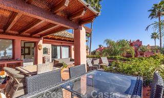 Luxury penthouse for sale in a five-star beachfront residential complex with stunning sea views, on the New Golden Mile between Marbella and Estepona 46577 