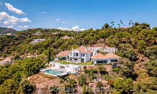 Boutique resort-style villa for sale with open sea views, nestled in the lush greenery of the exclusive La Zagaleta golf resort, Marbella - Benahavis 54054 
