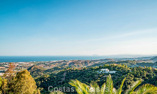 Boutique resort-style villa for sale with open sea views, nestled in the lush greenery of the exclusive La Zagaleta golf resort, Marbella - Benahavis 54078 
