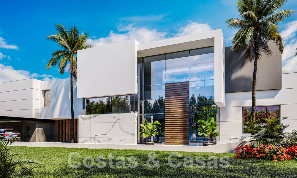 2 Majestic designer villas with cutting-edge architecture for sale with panoramic sea views in Marbella - Benahavis 57964