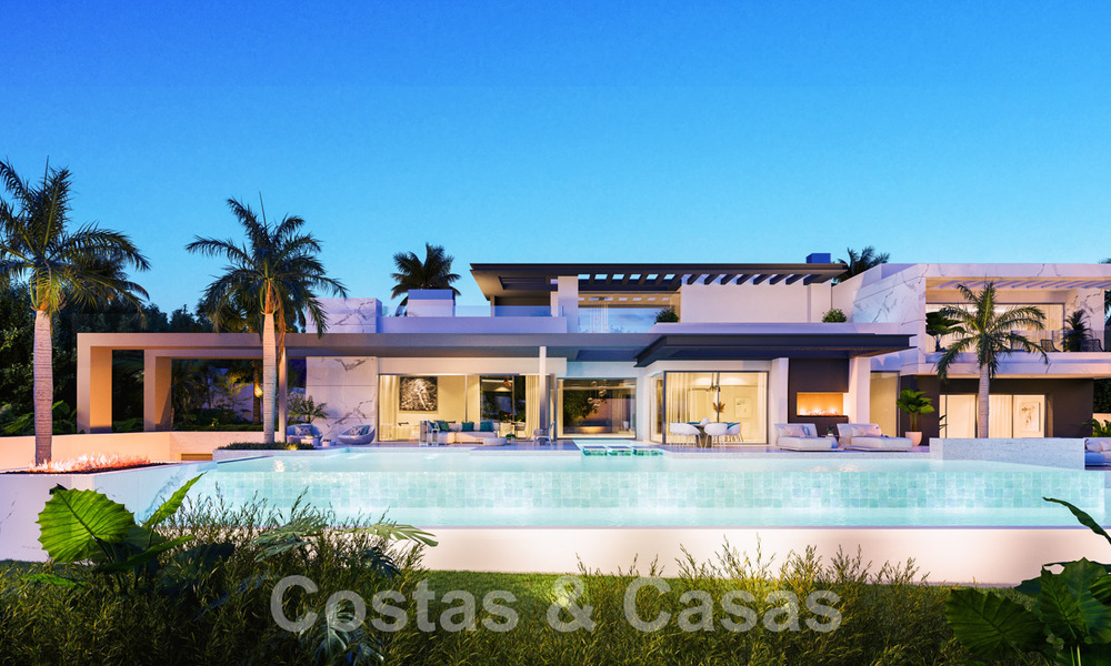 2 Majestic designer villas with cutting-edge architecture for sale with panoramic sea views in Marbella - Benahavis 57966