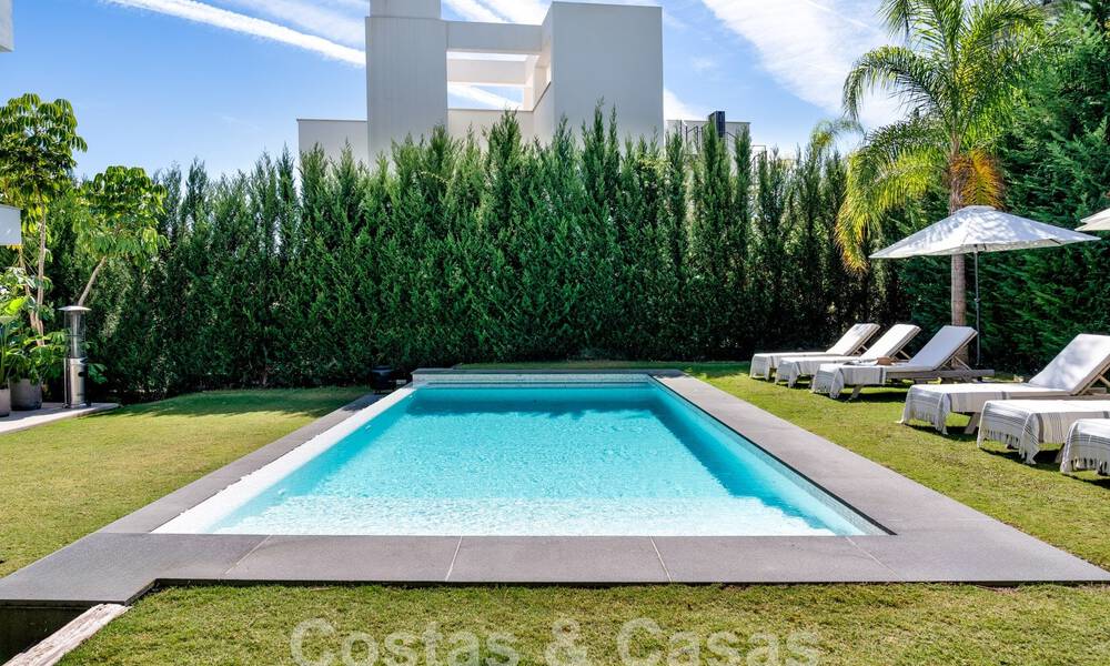 Modern luxury villa for sale in a contemporary architectural style, walking distance from Puerto Banus, Marbella 59650