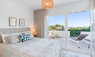 Recently renovated townhouse in a gated complex for sale, adjacent to the golf course in Nueva Andalucia, Marbella 65207 