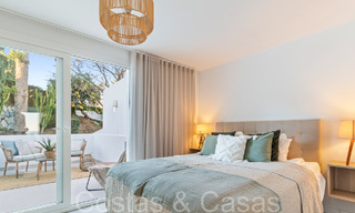 Recently renovated townhouse in a gated complex for sale, adjacent to the golf course in Nueva Andalucia, Marbella 65210 