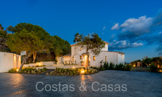 Andalusian luxury estate with guesthouse and sublime sea views for sale in the hills of Estepona 65109 