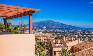 Ready to move in, luxury penthouse with panoramic views of golf, sea and mountains for sale in Benahavis - Marbella 66946 